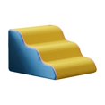 thumbnail image 2 of Deeceymbur Foam Pet Stairs for Dogs Cats Non Slip Surface Washable Cover Portable Step Ramp Supportive Design for Senior Small Medium Pet Indoor Rest, 2 of 6