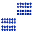 thumbnail image 3 of Transemion 24pieces Effective Decoration Balls Easy To Christmas Essentials Durable blue 2Set, 3 of 6