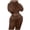 Coffee, variant on Fgnfyis Women's Fashion Outfits for Women Tracksuit Hoodies Sweatshirt and Sweatpants Casual Sports 2 Piece Set Sweatsuits Sets for Women 2 Pieces Women's Trousers Suit Black M