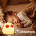 thumbnail image 4 of Neoglint Cute Chicken Night Light Silicone Chick Bedside Nursery Lamp RGB Color Changing Nightlight Dimmable, 4 of 8