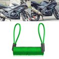 thumbnail image 1 of Disc Lock Reminder Minder Disk Cable Coil Motorcycle Motorbike Scooter Security, 1 of 11