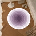 thumbnail image 4 of LSLJS Tapis Rond Salon Crème Vent Canapé Table Basse Chambre Chevet Bureau Coussin de Sol Insonorisant, Tapis Imitation Laine, 4 of 6