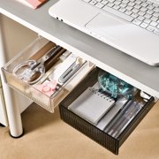 Dvkptbk Desk Under The Nonporous Drawer Organizer Hidden Pen Holders Office Sundry Organizer Student Desk Stationery