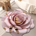 thumbnail image 1 of 3D Flower Mats Irregular Rugs Lightweight Washable Decorative Carpet For Bedroom Living Room Bathroom And Camping Home, 1 of 8