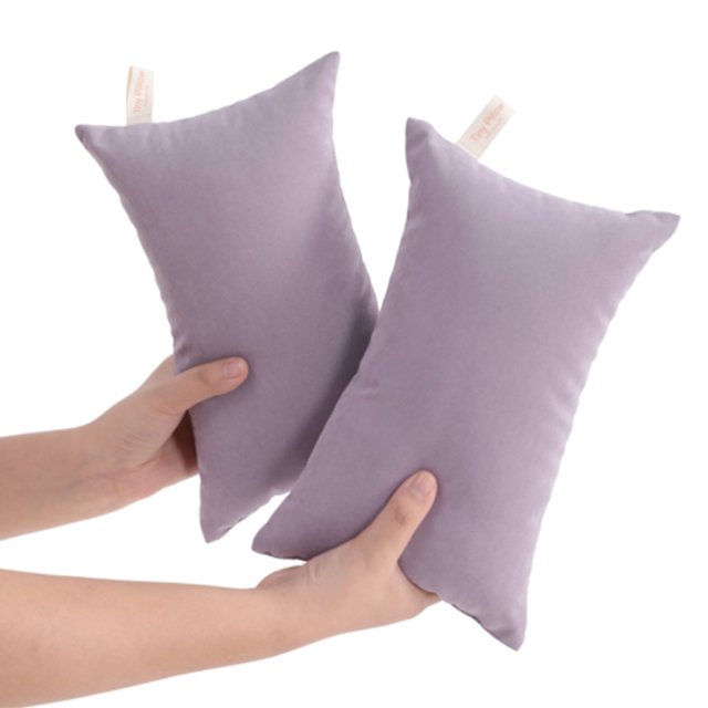 Mashaouyo Clearance 2 Pack Microfiber Soft Tiny Pillows Machine Washable Travel Pillows 11 X 7 Red