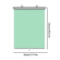 thumbnail image 3 of EGNMCR Home Decor 17.7x49.2in Multipurpose Adjustable Roller Shade For Windows No Drill Mounting Sunscreen Light Blocking Expandable For Bedroom Living Room Office Car Windshield Plastics curtains, 3 of 6