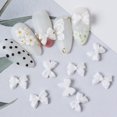 thumbnail image 4 of 50Pcs Manicure Decor Three-dimensional Non-Fading Anti-drop Flat Base DIY Resin Bow Fingernail Manicure Decoration Manicure Store Supply, 4 of 10