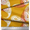 thumbnail image 3 of Soimoi Rayon Fabric Artistic Paisley Print Sewing Fabric Yard 42 Inch Wide, 3 of 3