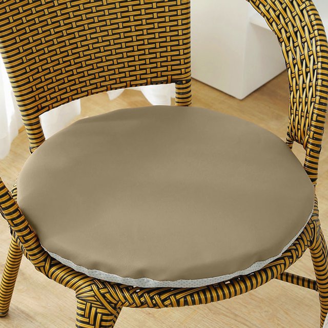 Round Chair Cushion Pad | Thick Non Slip Stool Seat Pad | Waterproof Chair Mat for Home Office Car | 11.81 Inch Diameter Round Seat Cushion for Chairs Sofas Stools
