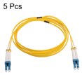 thumbnail image 3 of Unique Bargains 5Pcs 6.6Ft Single Mode Duplex Fiber Optic Patch Cable LSZH Fiber Jumper Optical LC to LC for Router Switches, 3 of 6