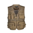 thumbnail image 4 of Mens Summer Outdoor Work Safari Fishing Travel Photo Vest with Pockets, 4 of 21
