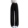 thumbnail image 1 of Puawkoer Girls Pants Drawstring Girls Linen Pants Kids Clothes Elastic Active Joggers Solid Girls Clothes Leggings for Girls Color Fashion Sweatpants For Pants 12 Months Sweatpants for, 1 of 7