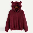 thumbnail image 4 of Chandail à Manches Longues pour Femmes Chandail en Molleton à Manches Longues pour Femmes Chaud en Forme d'Ours Chandail à Capuchon en Peluche chandail-Over en Molleton pour Femmes chandail-Over en Molleton pour Femmes Chandail à Capuchon en Molleton pour Femmes chandail-Over en Molleton pour Femmes, 4 of 7