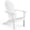 White, variant on Costway Outdoor Adirondack Chair Solid Wood tough Patio Garden Deck Furniture Gray