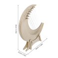 thumbnail image 2 of LOVEVER 1 Ensemble d'Instruments de Musique Harpe de Lyre Portable pour Débutants et Enfants en Couleur Beige, 2 of 8