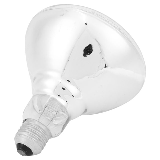 Breeding Heating Lamp, Long Time Use Therapy Basking Spot Heat Lamps Infrared For Breeding Chickens AR38 White Glass Pitting