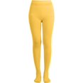 thumbnail image 2 of ORUYROP Women's Solid Colored Opaque Microfiber Footed Tights, 2 of 7