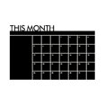 thumbnail image 2 of DPTALR 60x92 Month Plan Calendar Chalkboard Blackboard Vinyl Wall Sticker, 2 of 7