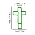 thumbnail image 1 of PEONAVET Paper Clip Macaroon Crosspaper Clip Creatives Office Paper Clip, 1 of 1
