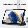 thumbnail image 3 of TFixol Slim Tri-Fold Protective Cover with Auto Wake/Sleep for Samsung Galaxy Tab A9/A9 Plus 2023, Magnetic Closure, Lightweight Design, Dark Blue - 11 Inch, 3 of 6