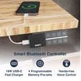 thumbnail image 4 of Desky Dual Mini Bamboo Sit Stand Desk - Bamboo / 32 x 20 inches / White, 4 of 10