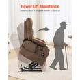 thumbnail image 4 of VEVOR Fauteuil Inclinable Releveur pour Aînés, Chauffage et Massage, Fauteuil Inclinable Électrique Grand, 4 of 9