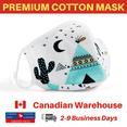thumbnail image 1 of Reusable Cotton Face Mask - 3 Layer Cactus, 1 of 1