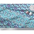 thumbnail image 2 of Soimoi Rayon Fabric Moroccan Damask Decorative Fabric Prints by Yard 42 Inch Wide, 2 of 2