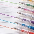 thumbnail image 4 of ZTTD Glitter Gel Pens, 8 Colors Glitter Pens for Adult Coloring Books, Journaling, Drawing, Scrapbooking and DIY Crafts, Retractable Gel Ink Pens for Art and Work, 4 of 8