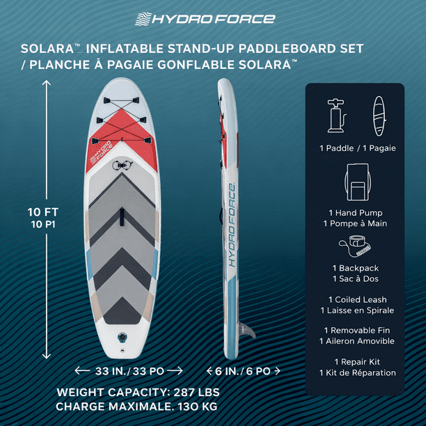 Hydro Force™ 10ft Solara Stand Up Paddleboard set - Walmart.ca