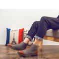 thumbnail image 4 of Pointed Toe Men's New Casual Lace-up Mid Calf Men's Boots, 4 of 6