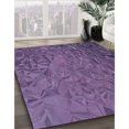 thumbnail image 3 of Ahgly Tapis d'Intérieur Lavable en Machine Carré Transitionnel Moyen Violet, 6 Pieds Carré, 3 of 7