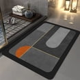 thumbnail image 1 of Nilvkv Thickened Absorbent Floor Mat Bottom Non Slip Floor Mat Bathroom Door Soilability Drying Door Mat, 1 of 6