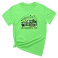 thumbnail image 4 of T-shirt de la Saint-Patrick pour Femmes Mode Col Rond Imprimé Manches Courtes T-shirt Décontracté Ample Hauts T-Shirts de la Saint-Patrick pour Femmes, 4 of 6