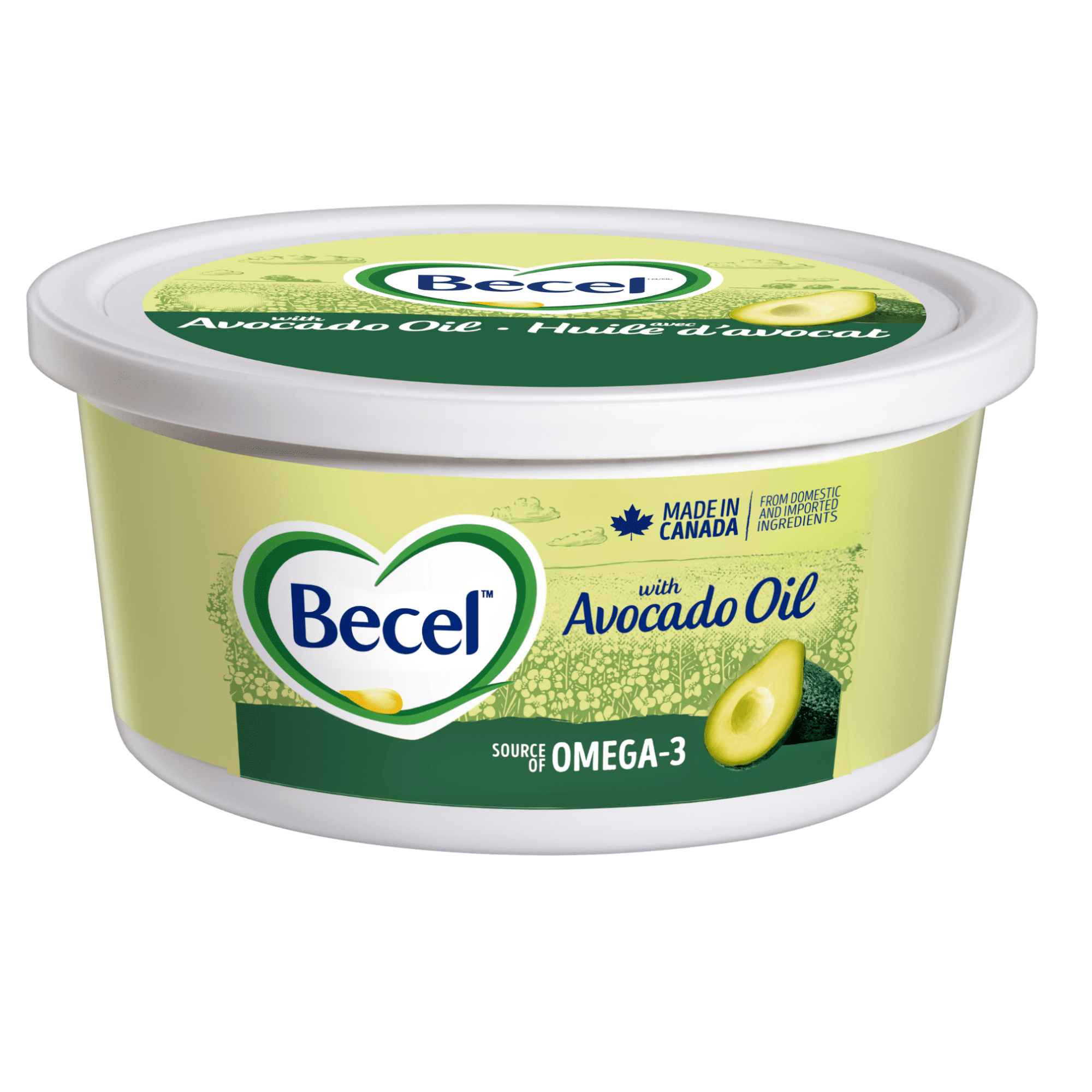 Margarine Becel avec huile d'avocat