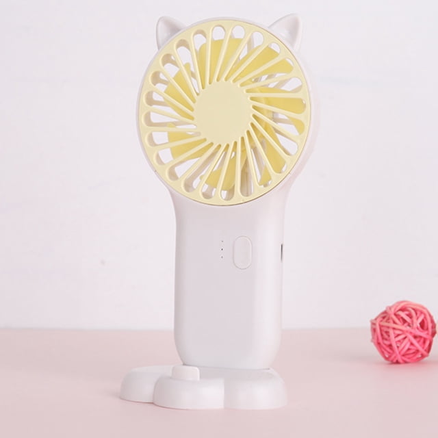 SuoKom Handheld Fan, Portable Small Fan with 3 Speeds, Usb Rechargeable Hand Fan, Personal Fan Battery Operated, Suitable for Outdoor Indoor Commuting, Office, Travel