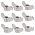 thumbnail image 1 of Écrou en Acier Inoxydable, Écrou 10 Pcs Haute Résistance Facile à Utiliser pour Matériel de Fixation, 1 of 8