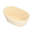 thumbnail image 3 of Bread Fermentation Basket, Bread Proofing Basket Safe  For Family For Bakery For Friends For Home Beige Oval 21x14x8cm, 3 of 8