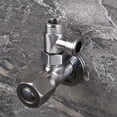 thumbnail image 3 of Luckyn 2 Pcs Toilet 304 Copper T Adapter G1/2" T-Valve For Bath Bidet Sprayer Shower,Silver, 3 of 10