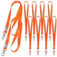 thumbnail image 1 of LEEYNEER 10 Pcs Lanyard Strings Rope Lanyard Key Lanyard Neck Strap Flat Lanyards For Id Badges Name Tag Lanyards With Metal Clip, 1 of 8
