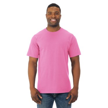 Fruit Of The Loom T-Shirt Ras du Cou à Manches Courtes en Coton HD pour Hommes, 2TG, Azalée