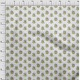 thumbnail image 4 of oneOone Coton Flex Vert Tissu Floral Matière de Robe Tissu Imprimé Tissu au Mètre 40 Pouces de Large, 4 of 4
