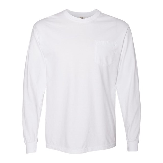 Comfort Colors T-Shirt à Manches Longues pour Adulte avec Poche