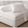 thumbnail image 1 of Protège-matelas Matelassé Ultra Doux 100 % Coton, Ajusté Antidérapant, Double, 1 of 4