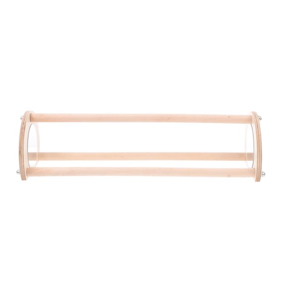 Shisuyan Parrot Standing Pole Wooden Parrot Standing Rack Light Brown 1Pack 14.2X4.9X3.9In