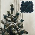 thumbnail image 1 of Suncoda Christmas Decorations Indoor, Festival Decoration Christmas Ball Decoration European Shaped Flocking Christmas Ball Set Christmas Tree Pendant, 1 of 6