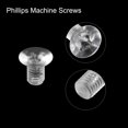 thumbnail image 4 of Unique Bargains M6x10mm Plastic Phillips Machine Screws, PC Flat Head Machine Bolts 25 Pack, 4 of 4