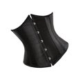 thumbnail image 2 of pitrice Corset Amincissant à Lacets pour Femmes, sous-Poitrine, Noir, 2 of 9