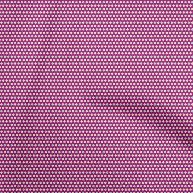 oneOone Cotton Poplin Purple Fabric Dot Sewing Craft Projects Fabric Prints By Yard 56 Inch Wide
