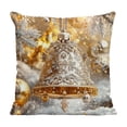 thumbnail image 2 of Fridja Sales Christmas Pillowcase About 18x18in Pillowcase - Christmas Decoration Patterns Home Pillowcase Flat Printing Imitating Three-dimensional Patterns, 2 of 6